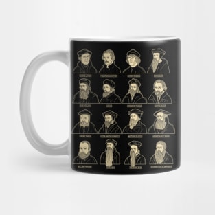 Pantheon of Christian European Church Reformers Mug